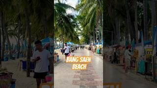 The relaxing evening vibe at Bangsaen Beach Chonburi thailand travel beachvibes shorts [upl. by Sirehc]