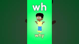 WH Digraph Song  Learn to Read shorts [upl. by Nuawed327]