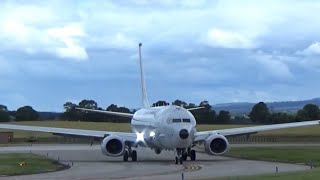 P8 Poseidon circuits at RAF Lossiemouth [upl. by Clea]