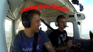 C172P Landing Santa Barbara [upl. by Deering215]