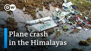 Bodies recovered from Nepal plane crash in Himalayan mountains  DW News [upl. by Yer462]