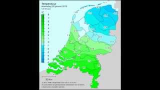 Temperatuur Nederland januari 2014 [upl. by Hsreh]