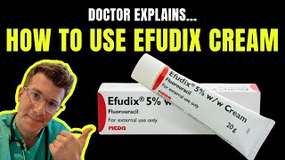 HOW TO USE EFUDIX 5 CREAM 5FU  Efudex  5fluorouracil  PLUS SIDE EFFECTS [upl. by Emia]