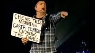 Garth Brooks sings The Dance Fan holds up sign [upl. by Capriola]