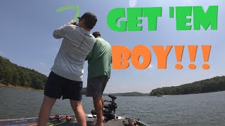 TOP baits for SUMMER BASS Patoka Lake summerbassfishing offshorefishing carolinarig [upl. by Ahtnamas178]