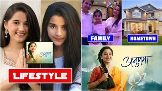 Aurra Bhatnagar Badoni Aadhya Anupama Serial Lifestyle 2024 Biography Age Family Salary amp More [upl. by Erek]