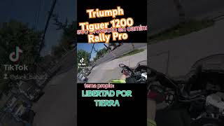 Test Driver  Triumph Tiguer 1200 rally pro [upl. by Atterual]