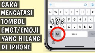 Cara Mengatasi Tombol Emot yang Hilang di Keyboard iphone shorts [upl. by Marietta]