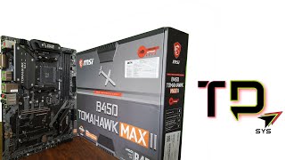 MSI B450 Tomahawk MAX II  ATX Gaming Motherboard  B450 Motherboard Review [upl. by Ayotaj]