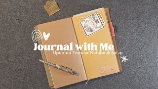 Updated Traveler Notebook Journal With Me  Featuring my New Pen [upl. by Harol485]