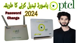 How to Change PTCL Wifi Possword in Mobile 2024  PTCL Wifi Password Change Krne KA Tarika [upl. by Anaek446]