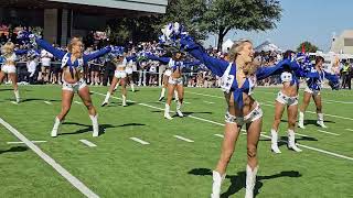 2024 Dallas Cowboys cheerleaders pregame Miller Lite house performance southview other side 101324 [upl. by Limemann]