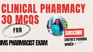 Dont Take the Clinical Pharmacy Exam Without These MCQs pharmacistpsccoaching [upl. by Akkahs703]