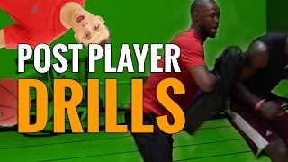 MUST DO Basketball Drills For Power Forwards and Centers  Post Players Bigmen [upl. by Thill]