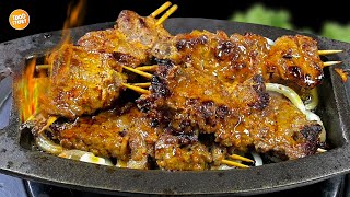 Sizzling Bihari Boti Kabab RecipeNew Kabab Recipe By Samina Food Story [upl. by Aitram]