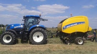 Foin 2015  New Holland amp Kuhn  T7 amp TM [upl. by Delfine]