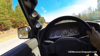 TDI 4Runner Pt 15  Cold Start amp Acceleration Pull VW ALH Diesel [upl. by Wilfrid]