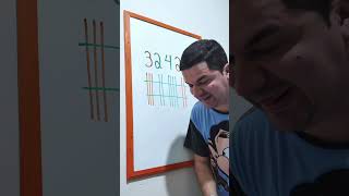 Multiplicação incrível do Mr Bean da Matemática shorts [upl. by Eedeed557]