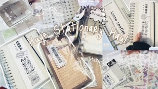 🍑 a huge cute and affordable stationery haul  SHEIN [upl. by Landbert]