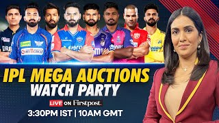 IPL Auction 2025 LIVE IPL Mega Auction Live Watch Along  IPL 2025  RCB  CSK  MI  Rishabh Pant [upl. by Laved925]