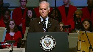 2013 Boston Marathon Tribute Joe Biden  Universal Sports [upl. by Enivid]