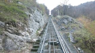 Standseilbahn 690002 Pazzallo  San Salvatore Bergfahrt Funicolare [upl. by Ecnerolf]