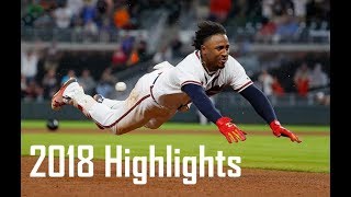 Ozzie Albies  2018 Highlights  Atlanta Braves [upl. by Maurise]