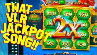 WHAT A DOUBLE HANDPAY with VegasLowRoller on River Dragons Jade Slot Machine [upl. by Ettevram]