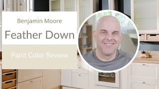 Benjamin Moore Feather Down Paint Color Review [upl. by Eirok]