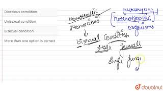 In fungi homothallic term is used represent [upl. by Annoda296]