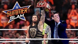 WWE Summerslam 2018 Predictions [upl. by Portia908]