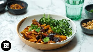 QUICK amp EASY PASTA CAPONATA VEGAN [upl. by Biebel46]