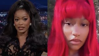 Nicki Minaj Reacts To Keke Palmers Impression Of Her [upl. by Atirak]