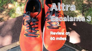 Altra Escalante 3 full review at 60 miles [upl. by Vlad]