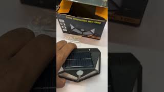 100 LED Motion Sensor Solar Lights [upl. by Hales671]