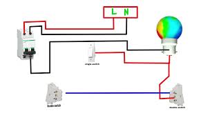 Two Way Switch Connection Cr7tech [upl. by Jenilee]