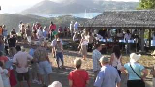 Steel Drum Band at Shirley Heights Antigua playing Land Down Under [upl. by Jennifer]