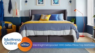 Silentnight Mirapocket 1000 Geltex Pillow Top Limited Edition Mattress [upl. by Aitan]