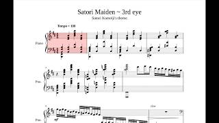 Satori Maiden 3rd eye Satori Komeijis Theme  Violin Old version [upl. by Yenar]