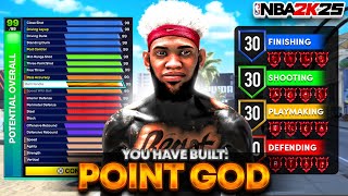 BEST POINT GUARD BUILD IN NBA 2K25 LIMITLESS RANGE  99 SPEED W DUNKS best build 2k25 [upl. by Marelda]