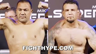 FULL TRIAD COMBAT KUBRAT PULEV VS FRANK MIR WEIGHIN amp FINAL FACE OFF [upl. by Hgielar]