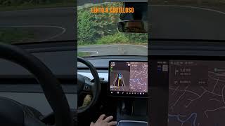 LENTO O CAUTELOSO V12541 SLOW OR CAUTIOUS selfdriving teslamodely [upl. by Benia]