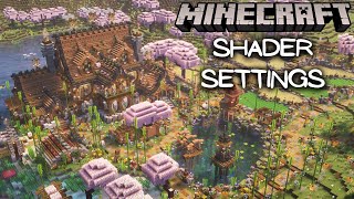 My Current Minecraft Shader Settings [upl. by Padegs]