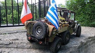 Rochobby FMS 16 scale RC Willys Jeep 6x6 [upl. by Lajet]