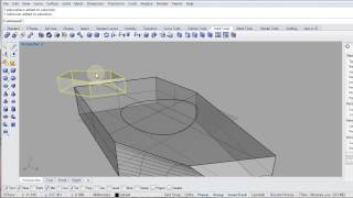 Rhino Tutorial 13 move edges and faces of a solid [upl. by Arreip849]