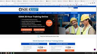 How To Get Your OSHA 30 Certification Online Includes Exam Practice Questions [upl. by Ailaht212]