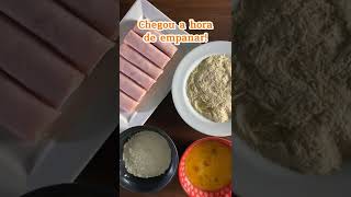 Como fazer empanadinho de presunto e queijo Shorts [upl. by Jone]