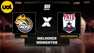 NBB CAIXA MELHORES MOMENTOS MOGI 70 X 87 PATO BASQUETE [upl. by Niwri]