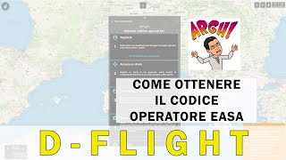 DFlight come ottenere il codice operatore EASA [upl. by Alekahs]