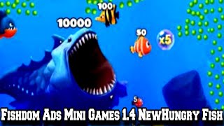 Fishdom Ads Mini Games 14 Update New  Hungry Fish New level Trailer video  Help The Fish [upl. by Delbert]